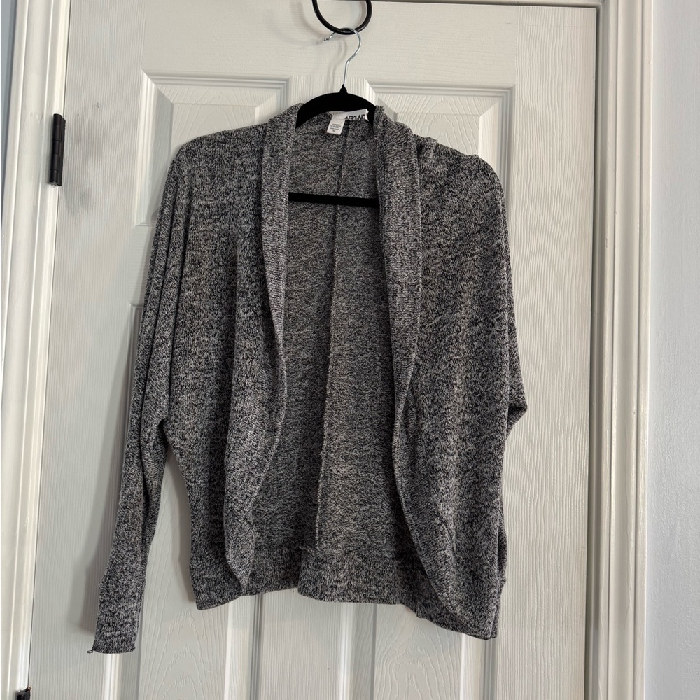 Relaxed Open-Front Women’s Sweater Cardigan - Gray